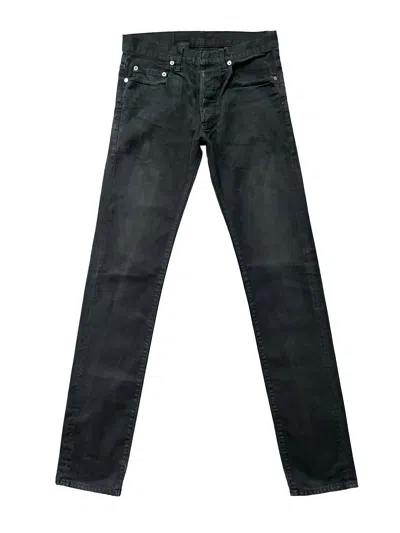 Pre-owned Dior X Hedi Slimane Dior Hedi Slimane Dark Gray Pants Jeans