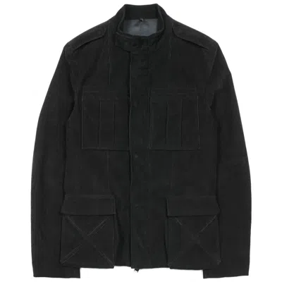 Pre-owned Dior X Hedi Slimane Dior Homme Aw03 "luster" Corduroy Jacket In Black
