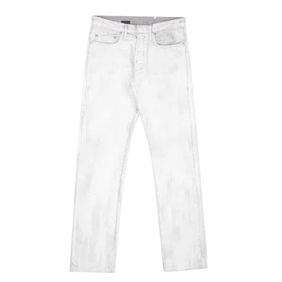Pre-owned Dior X Hedi Slimane Dior Homme By Hedi Slimane 2006 “white Paint” Jeans