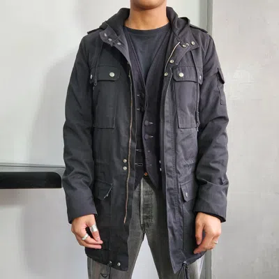 Pre-owned Dior X Hedi Slimane Dior Homme By Hedi Slimane Aw2007 "navigate" Parka In Black