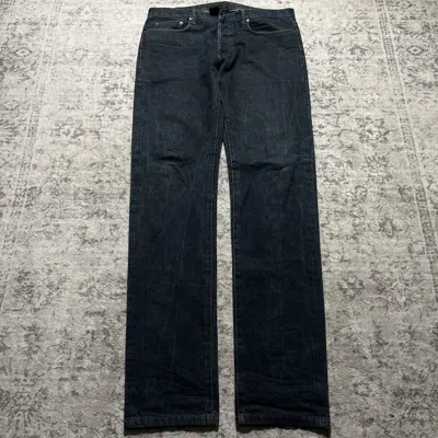 Pre-owned Dior X Hedi Slimane Dior Homme Hedi Slimane Aw05 Indigo Wash Jeans | Size 36 In Blue