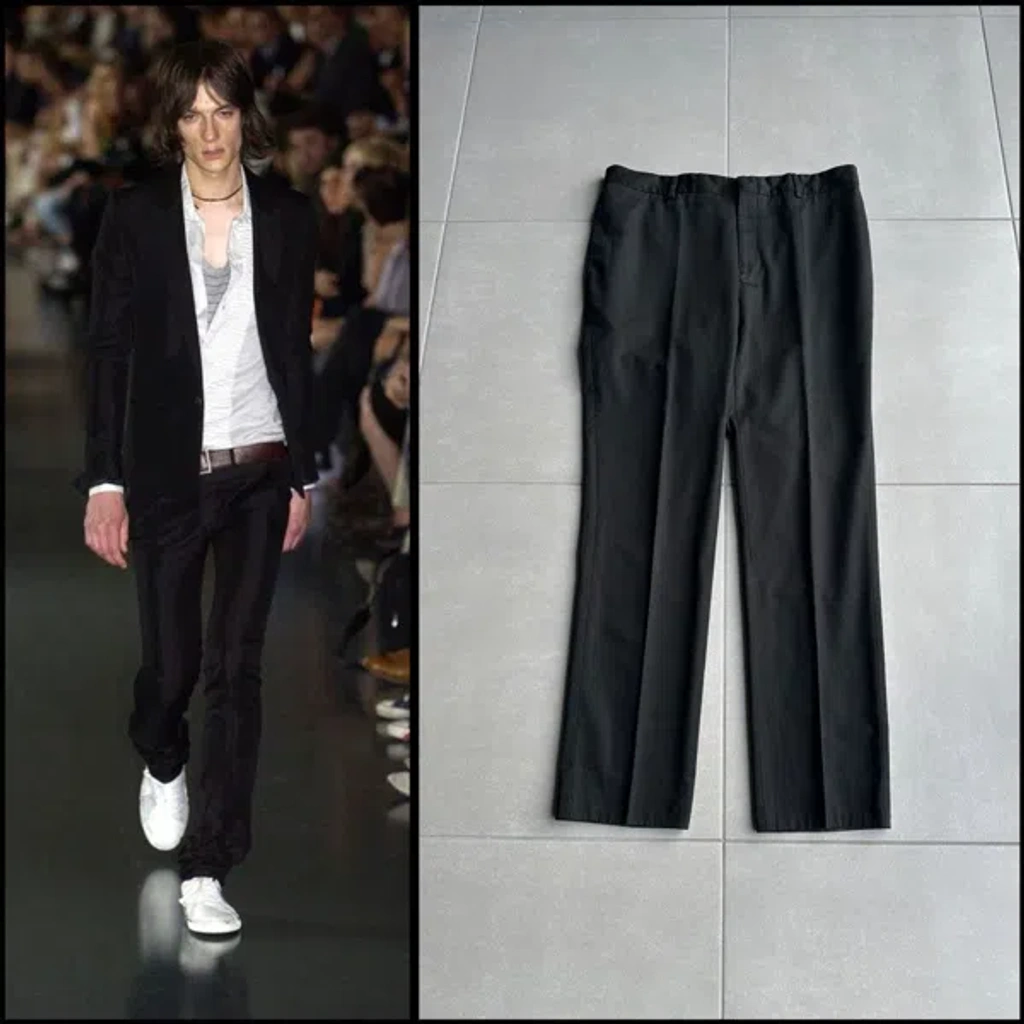 パンツ 04SS Dior Homme straight slacks black パンツ 04SS Dior