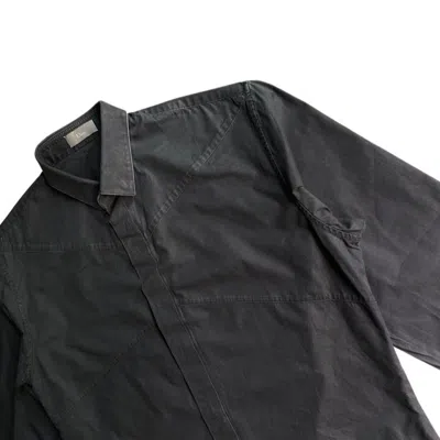 Pre-owned Dior X Hedi Slimane Fall03 Dart Shirt In Black