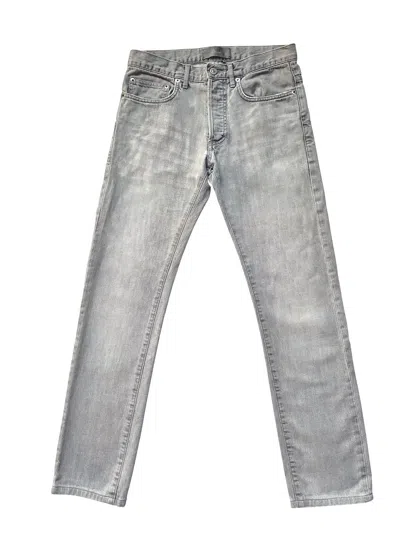 Pre-owned Dior X Hedi Slimane Mij Dior By Hedi Slimane Grey Jeans Denim In Gray
