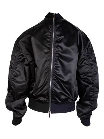 Pre-owned Dior X Judy Blame Zip-front Bomber Jacket In Black