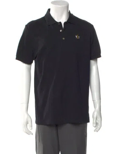 Pre-owned Dior X Kaws 2019 Bee Accent Polo Shirt In Black