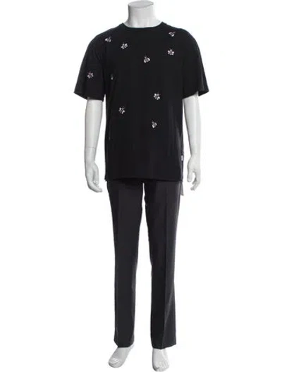 Pre-owned Dior X Kaws 2019 Bee Accent T-shirt In Black