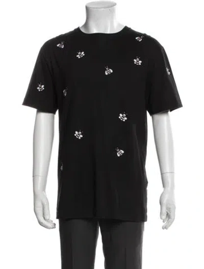 Pre-owned Dior X Kaws 2019 Graphic Print T-shirt In Black