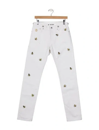 Pre-owned Dior X Kaws 2019 Straight-leg Jeans In Neutrals