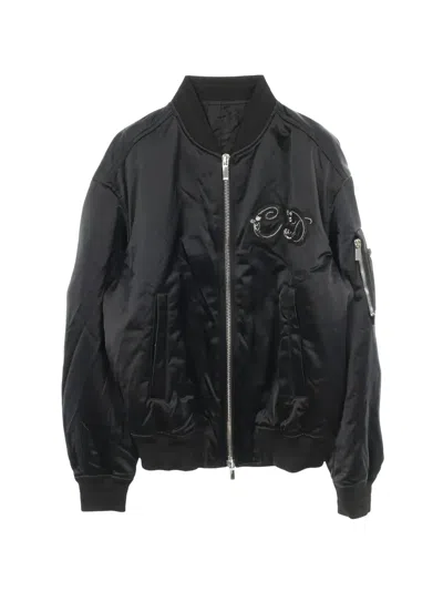 Pre-owned Dior X Kenny Scharf 2020s Bomber Jacket In Black