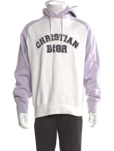 Pre-owned Dior X Kenny Scharf 2021 Graphic Print Hoodie In White