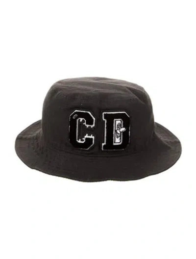 Pre-owned Dior X Kenny Scharf Embroidered Bucket Hat In Black
