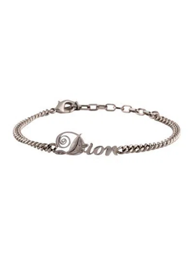 Pre-owned Dior X Kenny Scharf Logo Bracelet, 9.75" In Multicolor