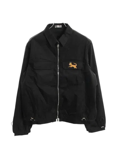Pre-owned Dior X Peter Doig 2000s Lion Embroidery Jacket In Black