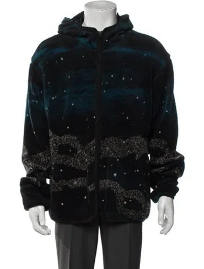 Pre-owned Dior X Peter Doig 2021 Oblique Jacquard Jacket In Black