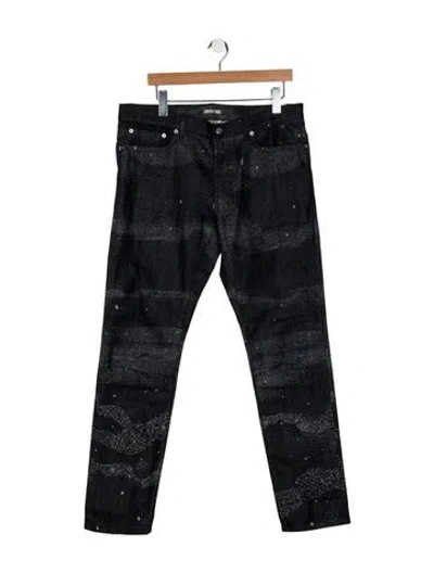 Pre-owned Dior X Peter Doig 2021 Skinny Jeans In Blue