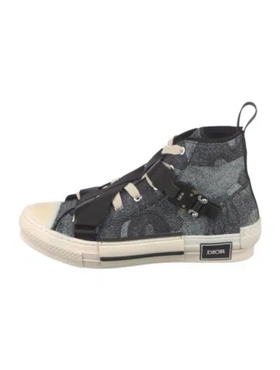 Pre-owned Dior X Peter Doig B23 'buckle' Sneakers In Black