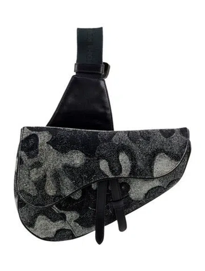 Pre-owned Dior X Peter Doig Denim Backpack In Blue