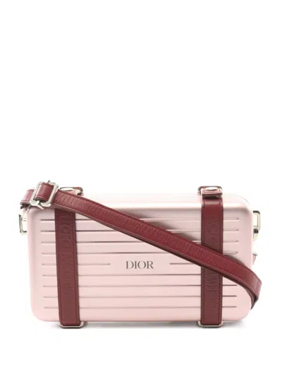 Pre-owned Dior X Rimowa 2010 Crossbody Bag In Pink