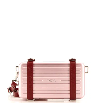 Dior X Rimowa Personal Clutch Aluminum In Pink | ModeSens
