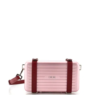 Dior X Rimowa Personal Clutch Aluminum In Pink | ModeSens