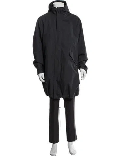 Pre-owned Dior X Shawn Stussy 2020 Signature Logo Parka In Black