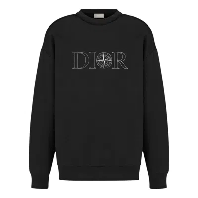 Dior X Stone Island Sweatshirt 'black'