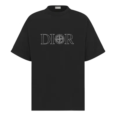 Dior X Stone Island T-shirt 'black'