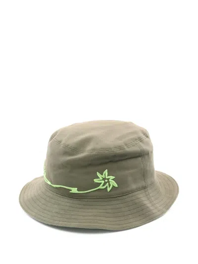 Pre-owned Dior X Travis Scott 2010s Cactus Jack Bucket Hat In Green