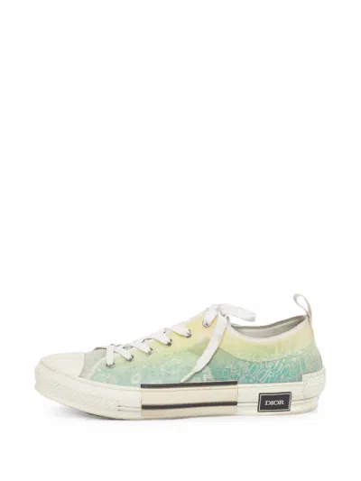 Pre-owned Dior X X Shawn Stussy B23 Sneakers In Yellow
