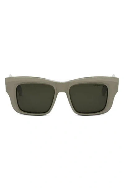 Dior Eyewear Xplorer S2i Rectangular Frame Sunglasses In Shiny Beige/green