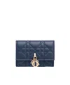 Dior Xs Miss  Wallet In Blue