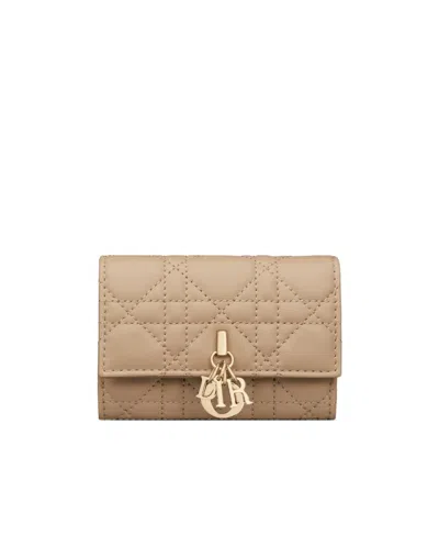 Dior Xs Number Miss  Wallet In Nude