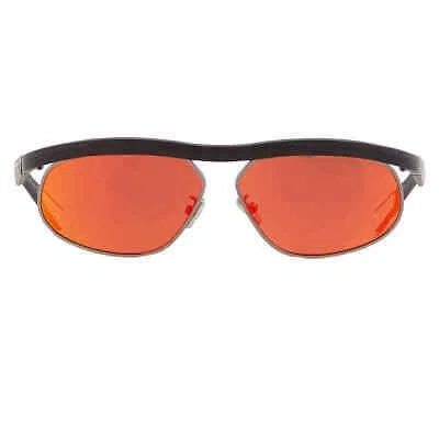 Pre-owned Dior Yellow Oval Men's Sunglasses Dm40057u 02g 60 Dm40057u 02g 60