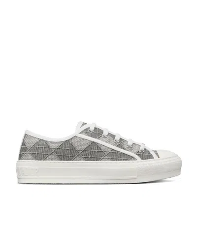 Dior Yu Shuxin's Same Walk'n' Casual Sneakers In White
