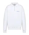 Dior Zip-neck Sweatshirt In White