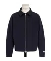 Dior Zipped Blouson Jacket With Christian  Paris Tag In Black