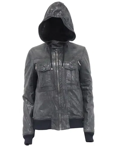 Dior Zipped Hooded Bomber Jacket (authentic Pre-loved) In Gray