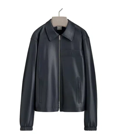 Dior Zipped Jacket In Blue