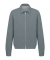 Dior Zipped Jacket In Gray