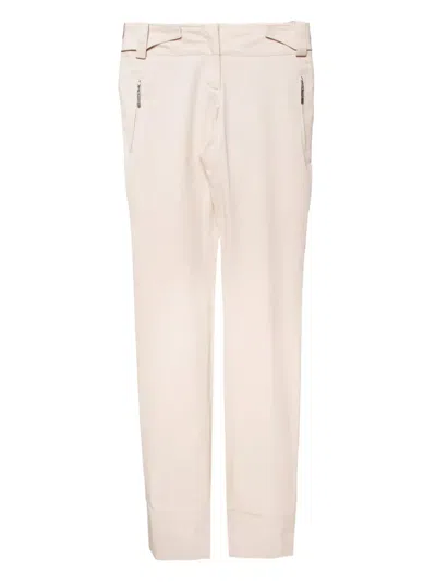 Pre-owned Dior Zipped-pockets Trousers In Neutral