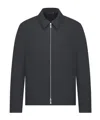 Dior Zipper Wool Blended Leisure Jacket In Black