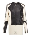 Dior Zippered Leather Jacket In Black