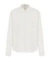 Dior Zippered Shirt In White