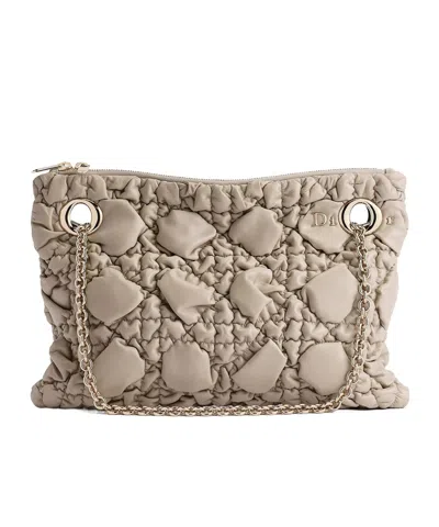 Dior Zippered Shoulder Bag In Purple