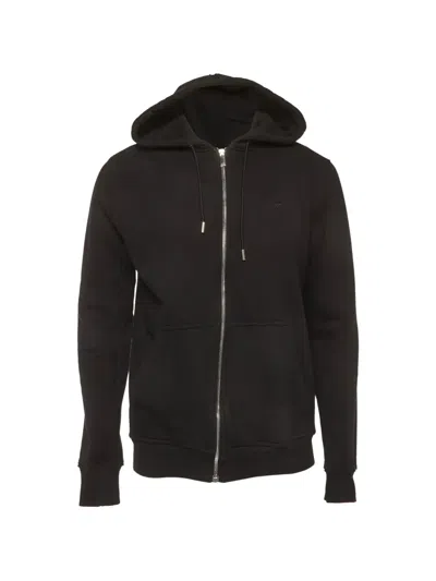 Pre-owned Dior Zip-up Knit Hoodie In Black