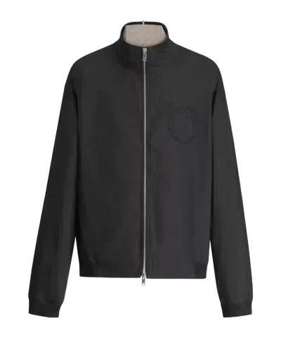 Dior Zip-up Shirt In Black