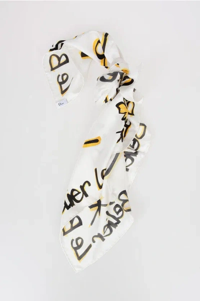 Dior Zodiac Printed Silk Le Belier Foulard
