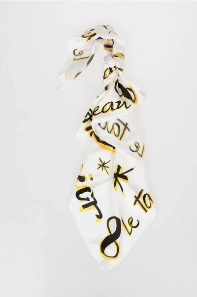 Dior Zodiac Printed Silk Le Taureau Foulard
