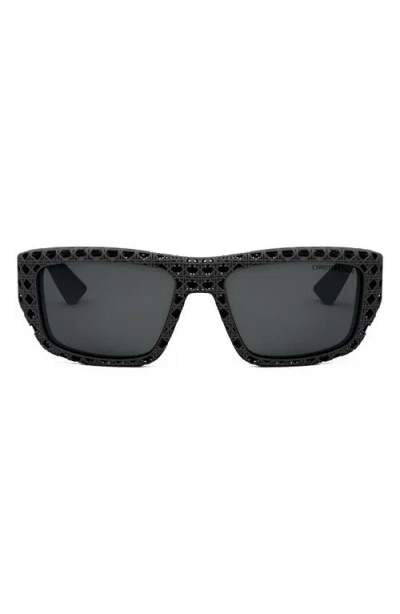 Dior '3d S1i 57mm Square Sunglasses In Multi